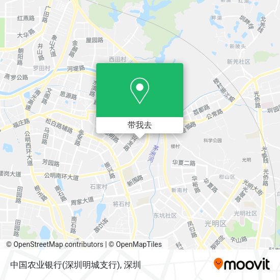 中国农业银行(深圳明城支行)地图