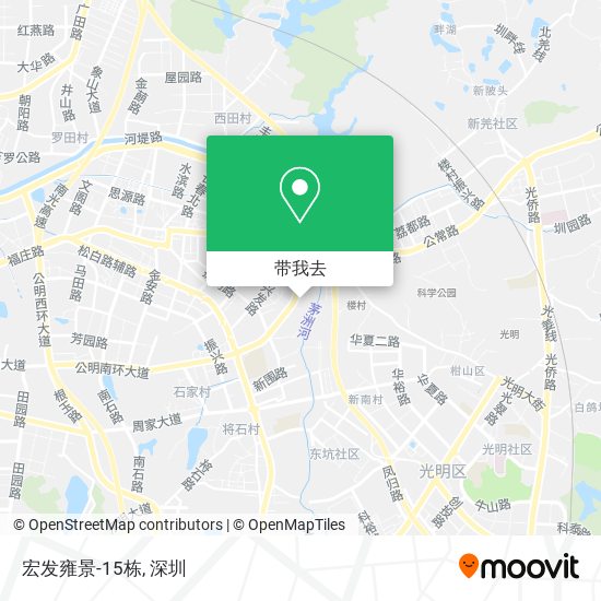 宏发雍景-15栋地图