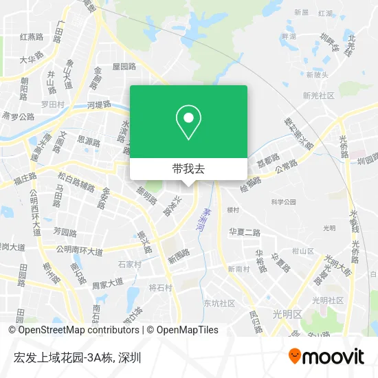宏发上域花园-3A栋地图