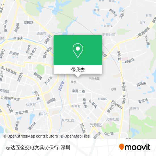 志达五金交电文具劳保行地图