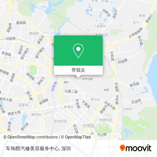 车饰爵汽修美容服务中心地图