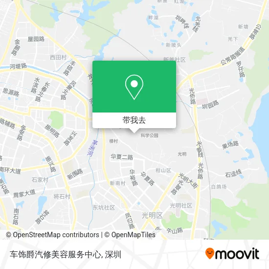 车饰爵汽修美容服务中心地图