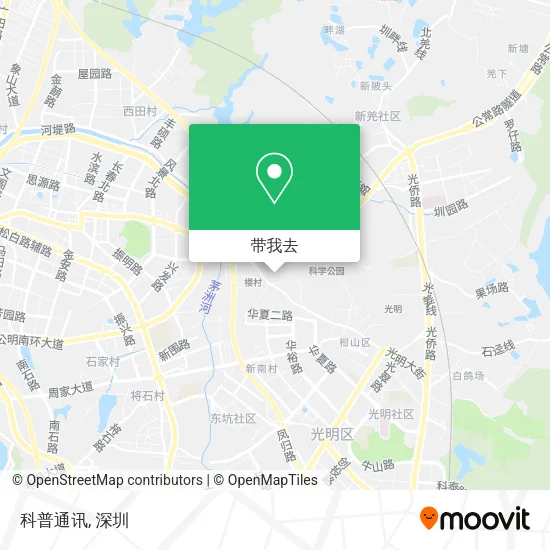 科普通讯地图