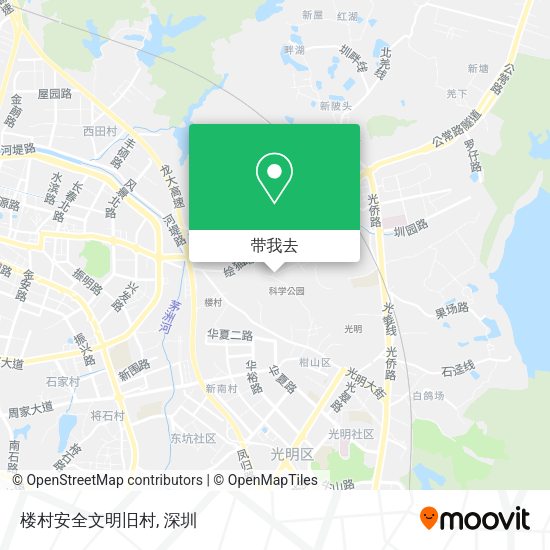 楼村安全文明旧村地图