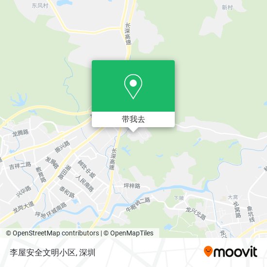 李屋安全文明小区地图