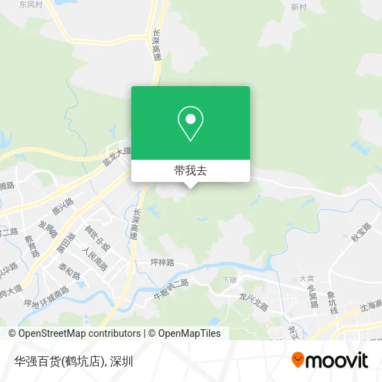 华强百货(鹤坑店)地图