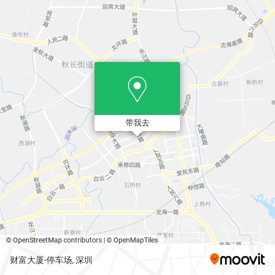 财富大厦-停车场地图