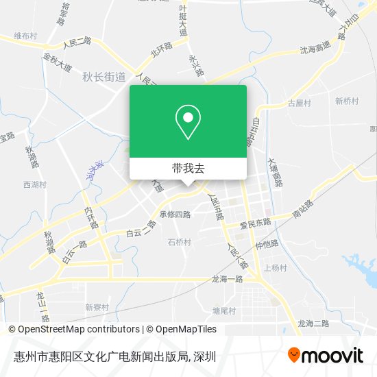 惠州市惠阳区文化广电新闻出版局地图