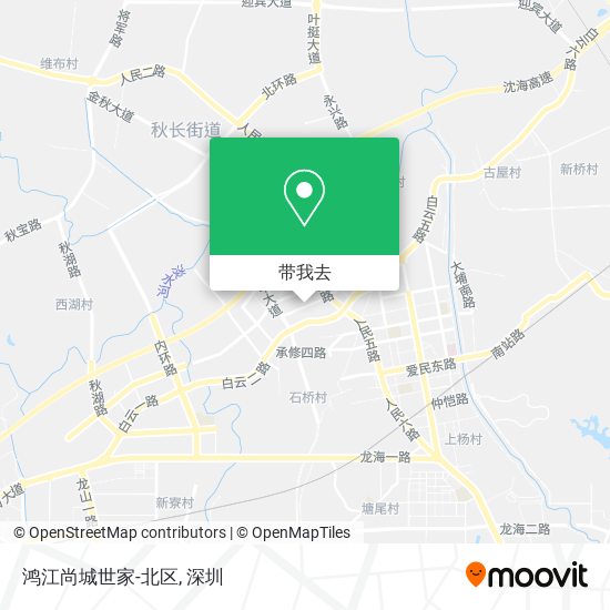 鸿江尚城世家-北区地图