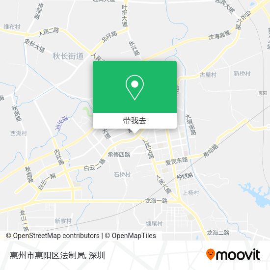 惠州市惠阳区法制局地图