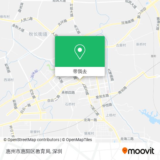 惠州市惠阳区教育局地图