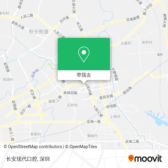 长安现代口腔地图