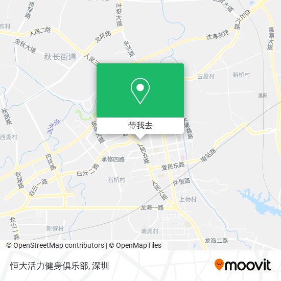 恒大活力健身俱乐部地图