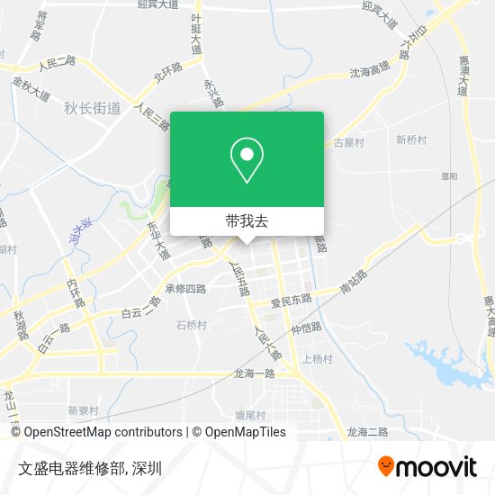 文盛电器维修部地图