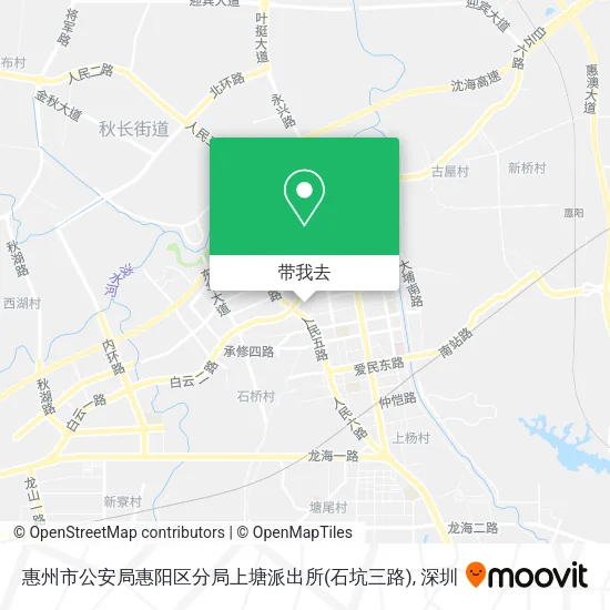 惠州市公安局惠阳区分局上塘派出所(石坑三路)地图