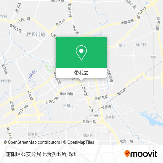 惠阳区公安分局上塘派出所地图