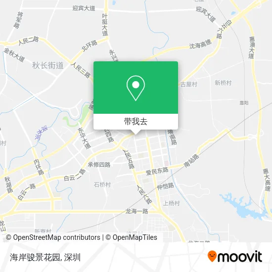 海岸骏景花园地图