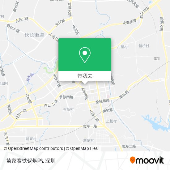 苗家寨铁锅焖鸭地图