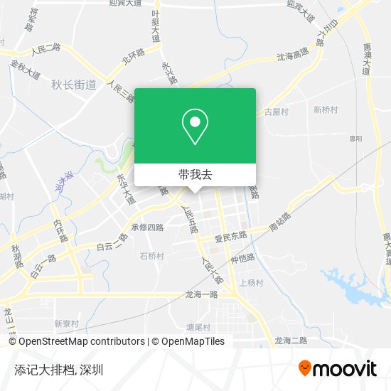 添记大排档地图