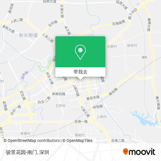 骏景花园-南门地图