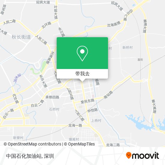中国石化加油站地图