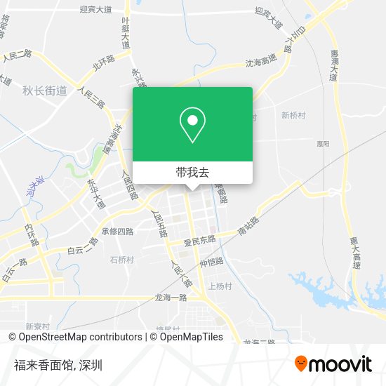 福来香面馆地图