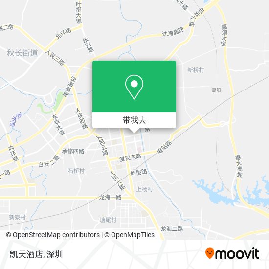 凯天酒店地图