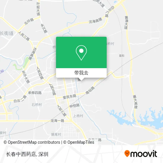 长春中西药店地图