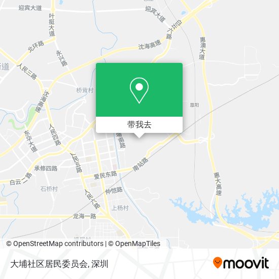 大埔社区居民委员会地图