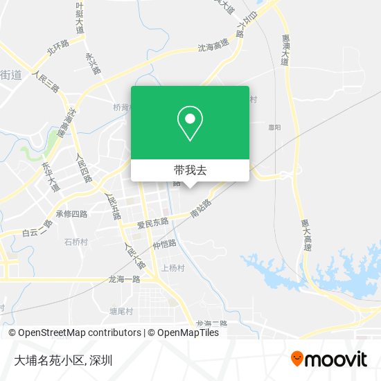 大埔名苑小区地图