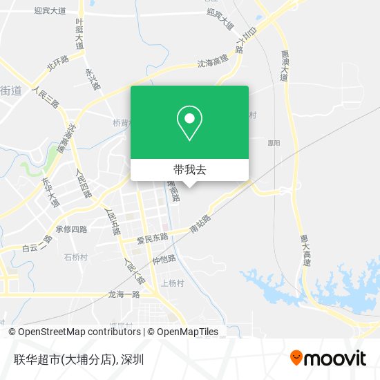 联华超市(大埔分店)地图