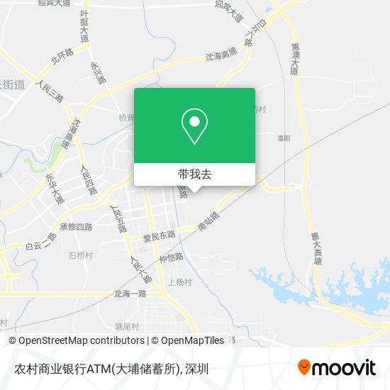 农村商业银行ATM(大埔储蓄所)地图