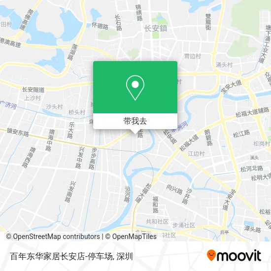 百年东华家居长安店-停车场地图
