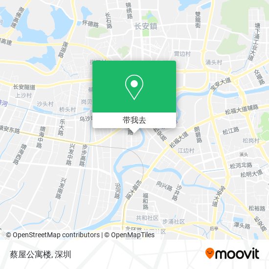 蔡屋公寓楼地图