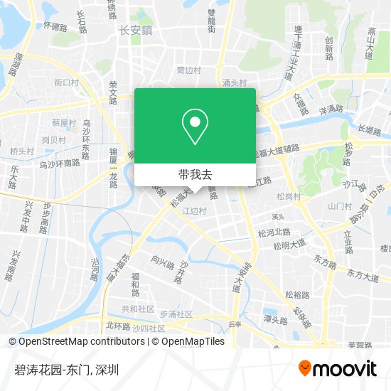 碧涛花园-东门地图