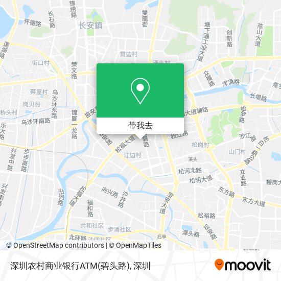 深圳农村商业银行ATM(碧头路)地图