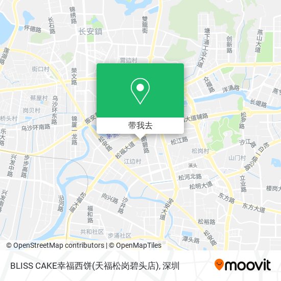 BLISS CAKE幸福西饼(天福松岗碧头店)地图