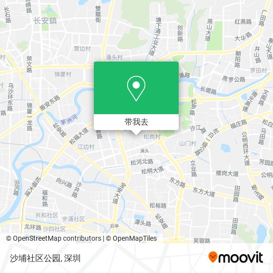 沙埔社区公园地图