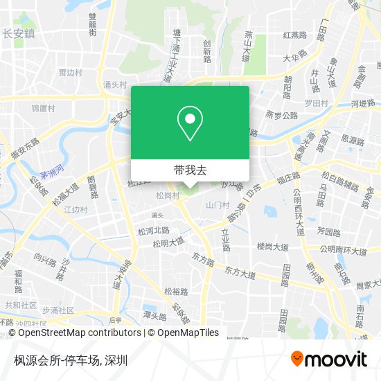 枫源会所-停车场地图