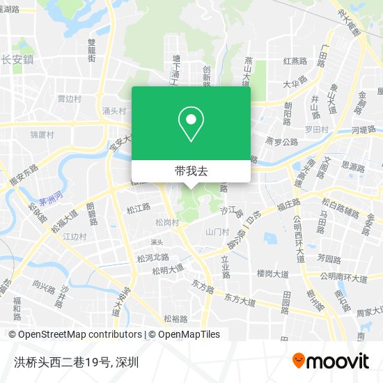 洪桥头西二巷19号地图