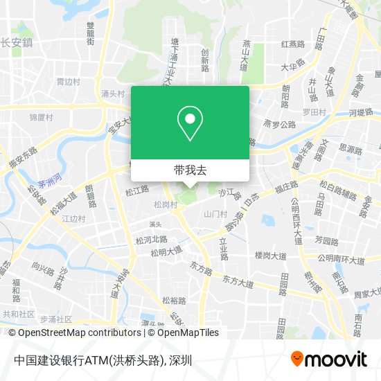 中国建设银行ATM(洪桥头路)地图