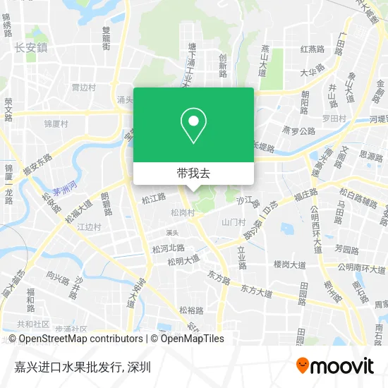 嘉兴进口水果批发行地图