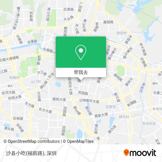 沙县小吃(福前路)地图