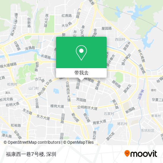 福康西一巷7号楼地图