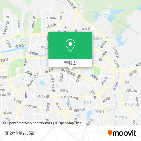 宾达轮胎行地图