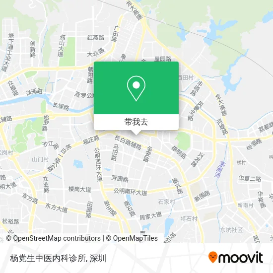 杨党生中医内科诊所地图