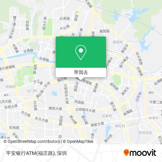 平安银行ATM(福庄路)地图