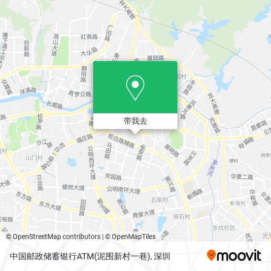 中国邮政储蓄银行ATM(泥围新村一巷)地图