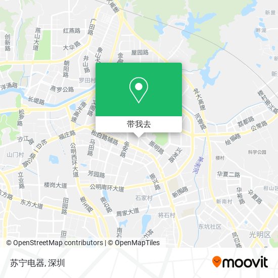 苏宁电器地图