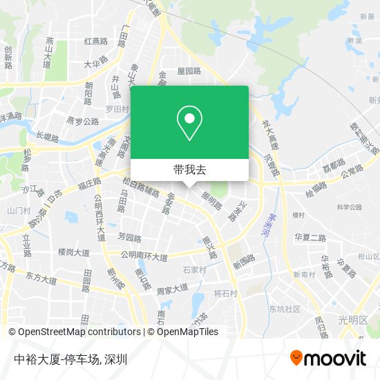 中裕大厦-停车场地图